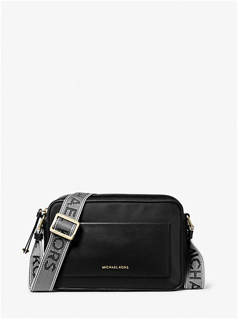 michael kors large nylon gabardine crossbody bag|michael kors gabardine bag.